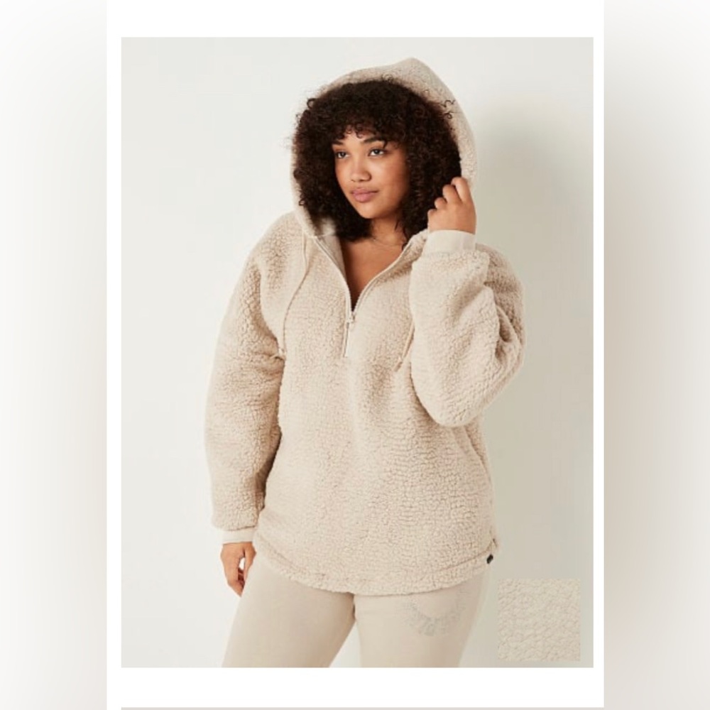PINK sherpa teddy jacket